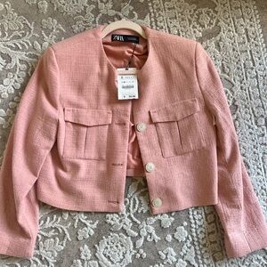 Zara Pink Blazer NWT